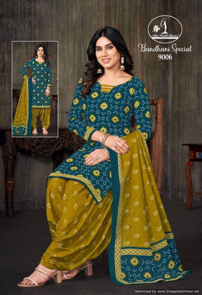 Bandhani Special Vol 9 By Miss World Cotton Printed Dress Material Wholesale Price In Surat
